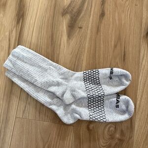 Bombas Grey Crew Socks